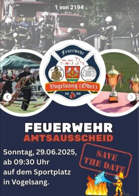 Amtsausscheid im Amt Brieskow-Finkenheerd (Bild vergrößern)
