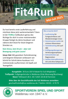 Fit4Run – Aufbaukurs