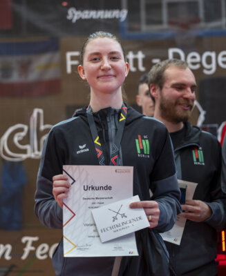 Veranika Seiffert wird Deutsche Vize-Meisterin U20 SCB-Damen holen Bronze im Team