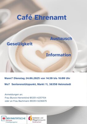 Willkommen im Cafe Ehrenamt (Bild vergrößern)