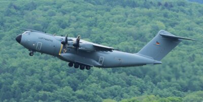 Bildunterzeile: Airbus A400M der Bundeswehr, Foto: Marc Furch