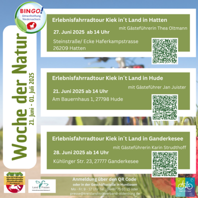 Foto zur Meldung: Erlebnisfahrradtouren im Rahmen der Woche der Natur 2025