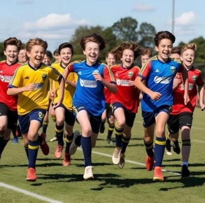 Kinder in Sportkleidung