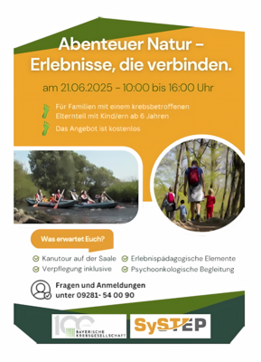 Meldung: AK Psychiatrie Wunsiedel: Erlebnispädagogischer Tag für Familien - Psychosoziale Krebsberatungsstelle