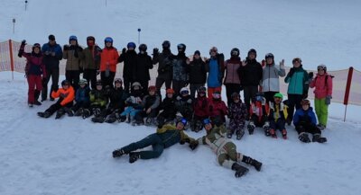 Foto zur Meldung: Skilager-Premiere an der Oberschule Naunhof