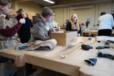 Foto zur Meldung: Fächerverbindender Unterricht an der Oberschule Naunhof