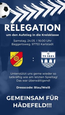 Relegationsspiel des TV Marktheidenfeld in Karlstadt