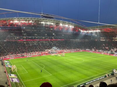 Foto zur Meldung: Die OSN zu Gast beim Heimspiel von RB Leipzig