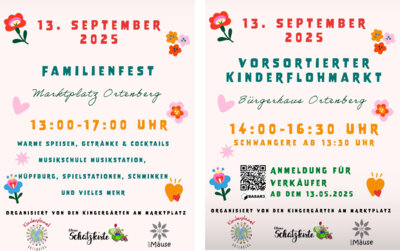 Großes Familienfest auf dem Marktplatz in Ortenberg (Bild vergrößern)