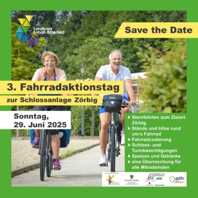 3. Fahrradaktionstag am 29.06.2025 - Save the Date (Bild vergrößern)