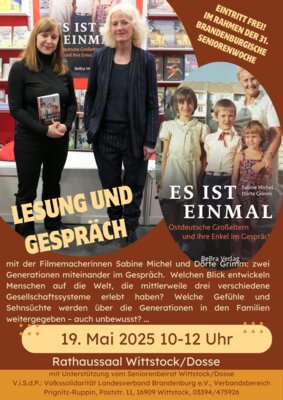 Vorschaubild zur Meldung: Lesung im Rahmen der Seniorenwoche