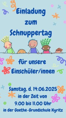 Schnuppertag der Goethe-Grundschule Kyritz