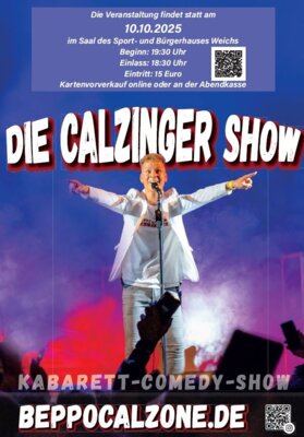 Die Calzinger Show - ein Kabarett/Comedy Abend am 10.10.2025 in Weichs