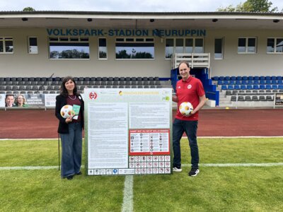 Die neue Stadionordnungwird präsentiert.