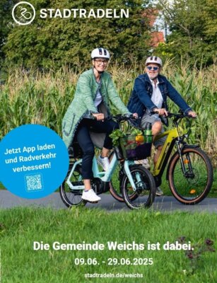Gemeinde Weichs macht mit beim STADTRADELN