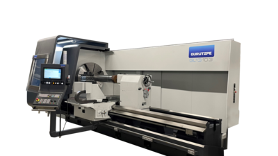 unsere neue zyklengesteuerte Universaldrehmaschine Gurutzpe GL13.10.3 (Bild vergr&ouml;&szlig;ern)