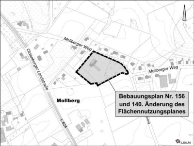 Bekanntmachung 140. Änderung des Flächennutzungsplanes „Sondergebiet Hofgut Mollberg“