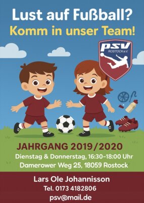Meldung: Werde Teil unseres Teams! ⚽️