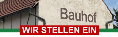 Stellenausschreibung: Mitarbeiter/in für den gemeindlichen Bauhof (m/w/d)