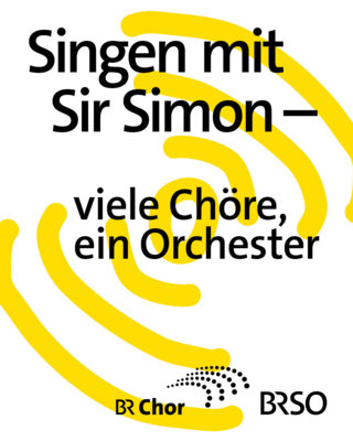 Singen mit Sir Simon - viele Chöre ein Orchester