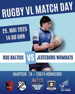 Rugby am 25.5.2025 ab 14 Uhr in Hornstorf