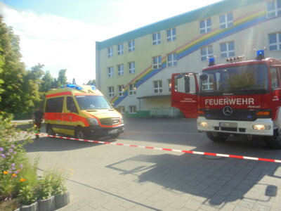 Blaulichttag in der Kita