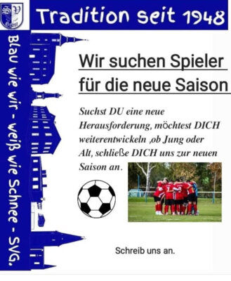 SV Gröst Sucht neue Spieler für die neue Saison (Bild vergrößern)