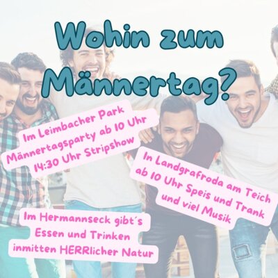 Ausflugstipps zum Männertag