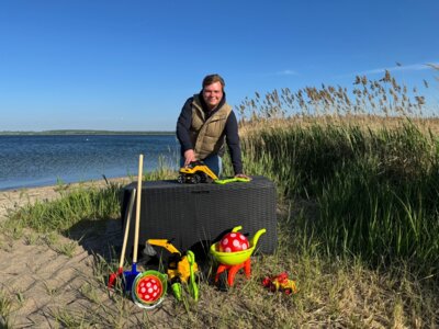 Privatinitiative bringt Spielspaß an den Strand in Salem