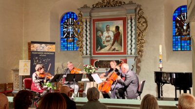 Unser Bild stammt vom Eröffnungskonzert der Falkenhagener Musiktage aus der Falkenhagener Kirche. (Quelle: privat)