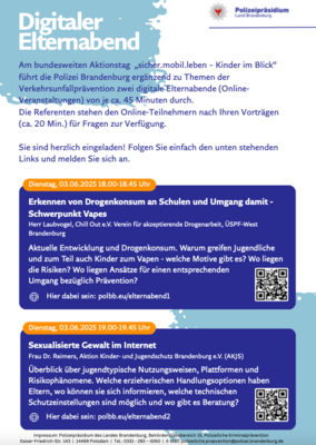 Digitaler Elternabend (Bild vergr&ouml;&szlig;ern)