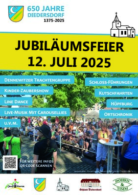 © Flyer: 650-Jahr-Feier (Bild vergrößern)