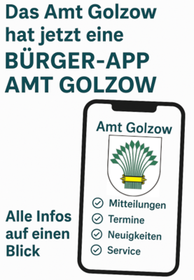 Foto zu Meldung: Bürger-APP Amt Golzow