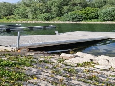 Verlängerung der Schienen unsere Steges (Bild vergrößern)