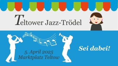 Anmeldung zum Teltower Jazz-Trödel ab sofort möglich
