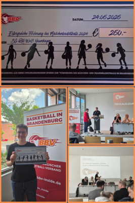 Abteilung Basketball: Ehrung beim Verbandstag des BBV