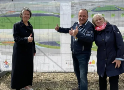 Mit dabei: Dr. Tamara Zieschang, Innenministerin des Landes Sachsen-Anhalt (links), unser KSB-Präsident Torsten Fieseler (Mitte) und Marlies Cassuhn, Bürgermeisterin der Stadt Wolmirstedt (rechts). (Bild vergrößern)