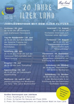 Jubiläumstour mit dem Ilzer Flitzer (Bild vergrößern)