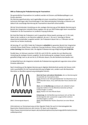 Umstellung der Feuerwehren auf digitale Alamierung (Bild vergrößern)