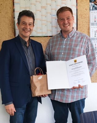 Patrick Schauermann als Stadtrat verabschiedet (Bild vergrößern)