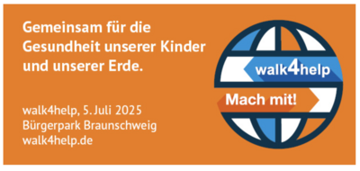 Meldet euch jetzt an zum walk4help (Bild vergrößern)