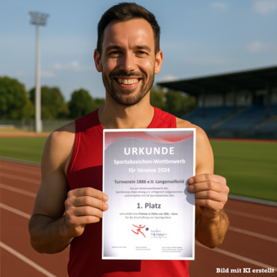1. Platz beim Sportabzeichen-Wettbewerb 2024! (Bild vergrößern)
