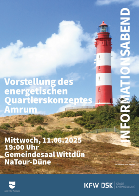 Informationsabend zum energetischen Quartierskonzept Amrum