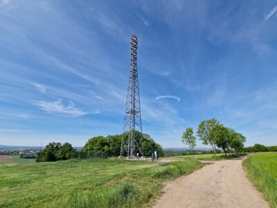 Standort Funksendemast Bergstraße (Bild vergr&ouml;&szlig;ern)