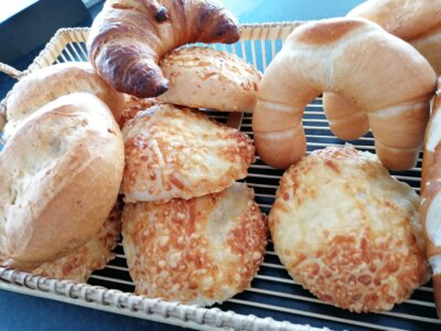 Frische Brötchen auch am "Himmelfahrtstag" (Bild vergrößern)