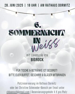 Sommernacht in Weiß 2025