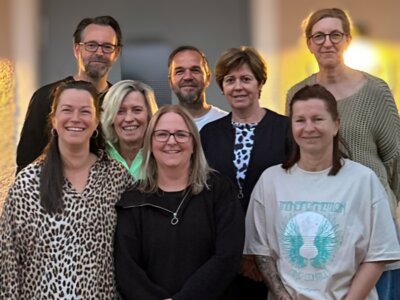 Die neue erste Vorsitzende Kathrin Dittman (links) zusammen mit den Vorstandsmitgliedern der Nachbarschaftshilfe. (Bild vergrößern)