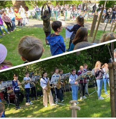 Jahrgangsbaumpflanzung in der Estenfelder Straße (Bild vergrößern)