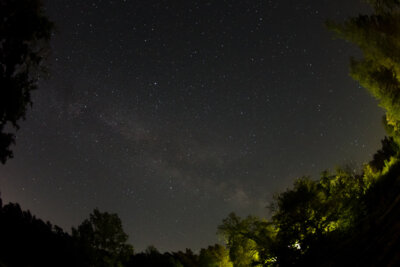 Sterne gucken, Sternenhimmel, Deulowitzer See, Guben, Camping, Zelten, Radweg