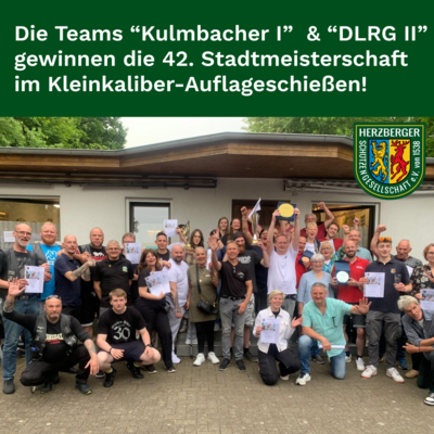 Stadtmeisterschaft 2025: Kulmbacher I und DLRG II gewinnen (Bild vergrößern)